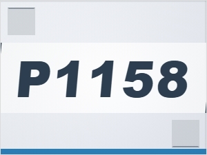 P1158 Diagnostic Code Related Issues